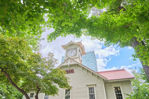 札幌　札幌市時計台（1日目自由行動の一例）